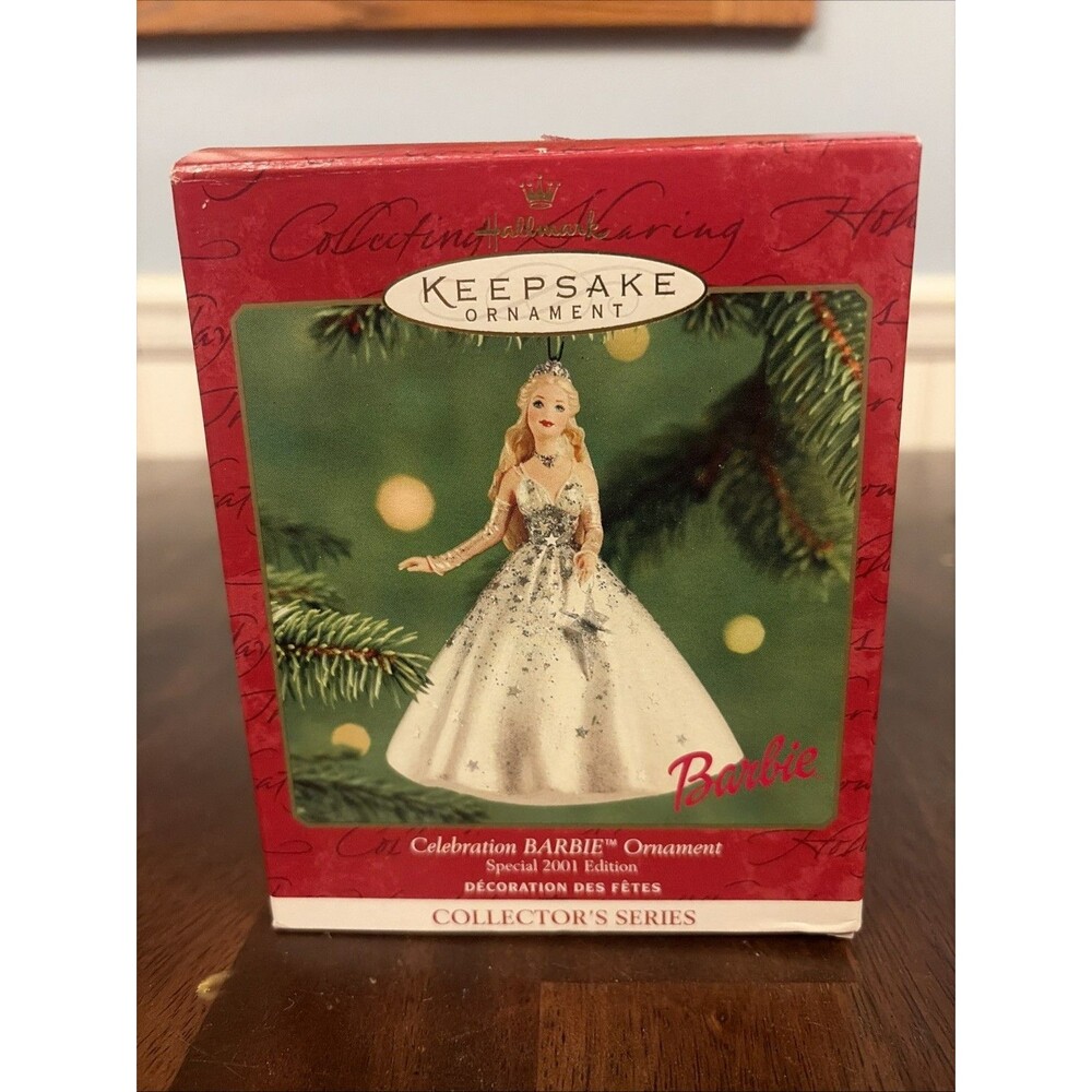 2001 Hallmark Keepsake Special Edition Celebration Barbie Ornament - NEW in Box